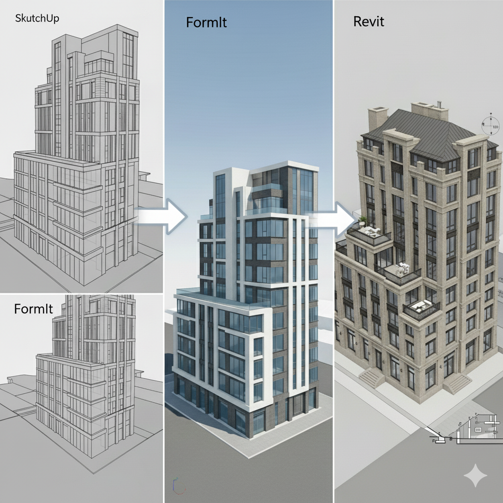 Flujo de trabajo BIM en arquitectura